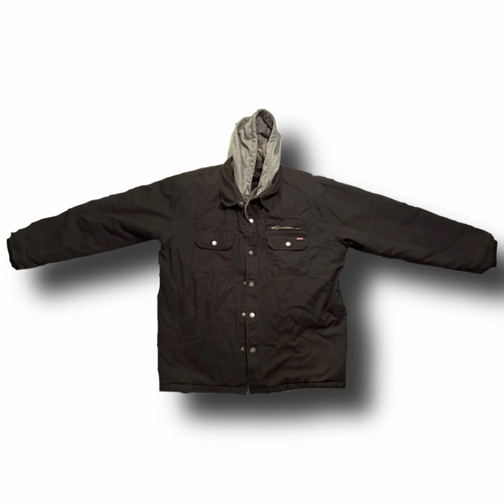 Dickies Men Denim Quilt Lined Jacket -Black- 3XL-